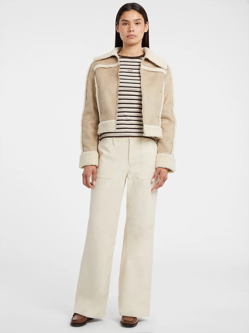 Faux-Shearling Jacket