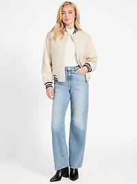 Eco Danielle Boucle Varsity Jacket