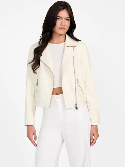 Miko Faux-Leather Moto Jacket