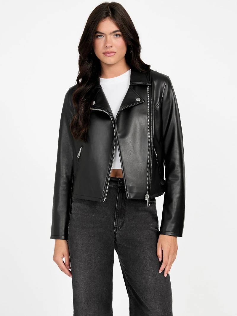 Miko Faux-Leather Moto Jacket