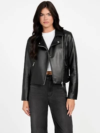 Miko Faux-Leather Moto Jacket