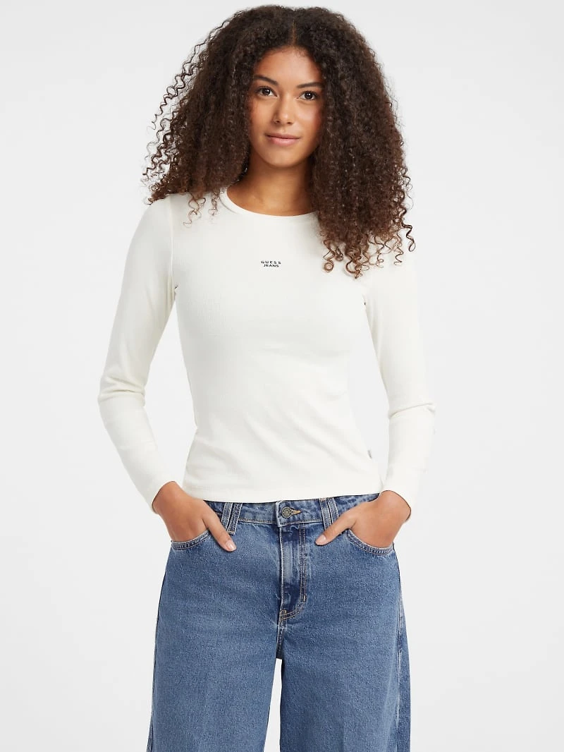 Slim Embroidered Logo Tee