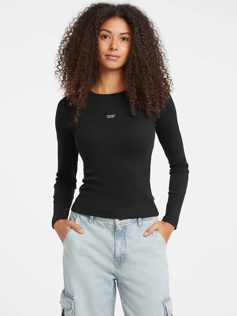 Slim Embroidered Logo Tee