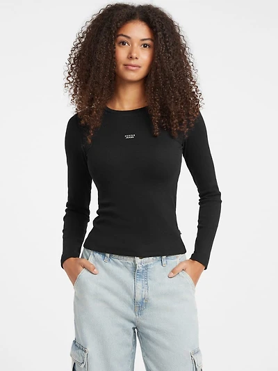 Slim Embroidered Logo Tee