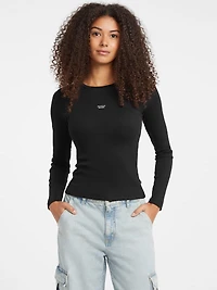Slim Embroidered Logo Tee