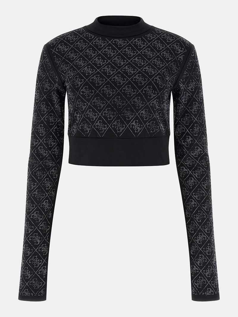 Eco Debby Rhinestone Crop Top