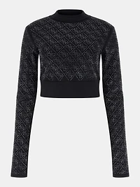 Eco Debby Rhinestone Crop Top
