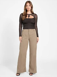 Eco Lauryn Tied Mesh Top