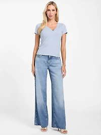 Eco Kyla Ribbed Henley