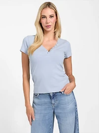 Eco Kyla Ribbed Henley