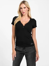 Eco Kyla Ribbed Henley