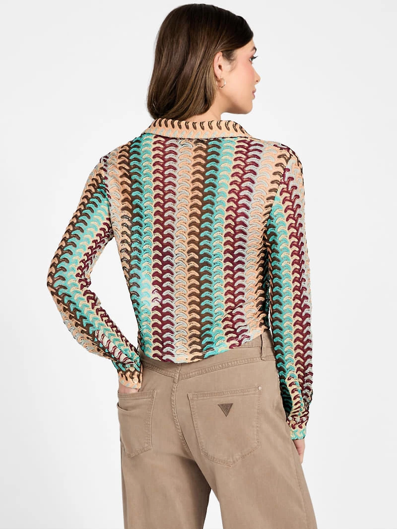 Izzy Striped Knit Shirt