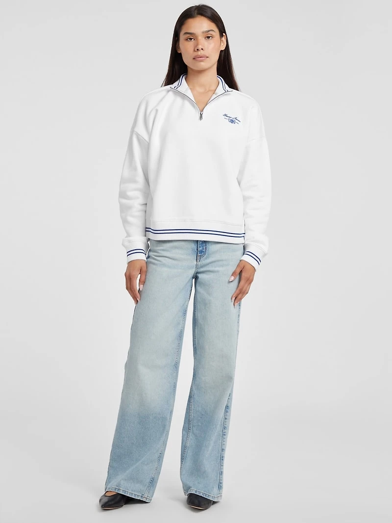 Half-Zip Fleece Sweater