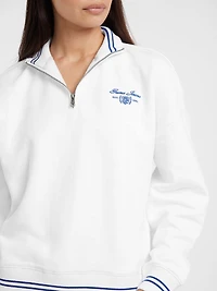 Half-Zip Fleece Sweater