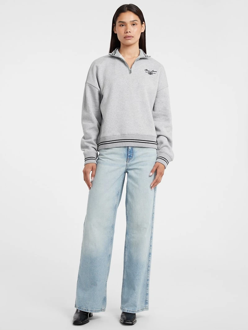Half-Zip Fleece Sweater