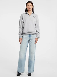 Half-Zip Fleece Sweater