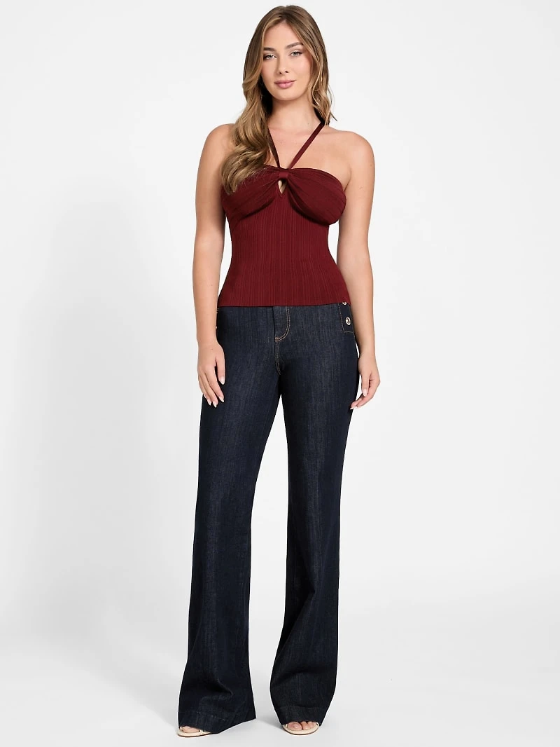 Sofie Ribbed Mirage Top