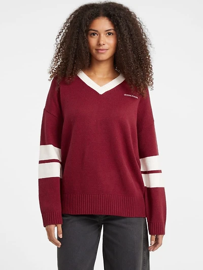 Wool-Blend Embroidered Sweater