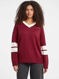 Wool-Blend Embroidered Sweater