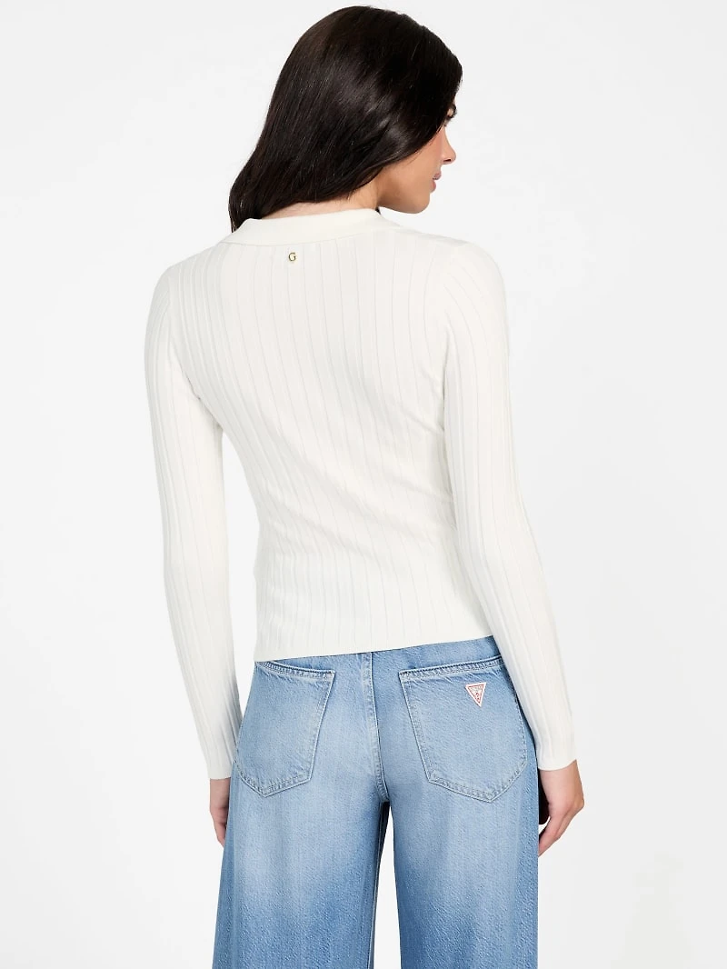 Eco Ribbed Miranda Sweater Top