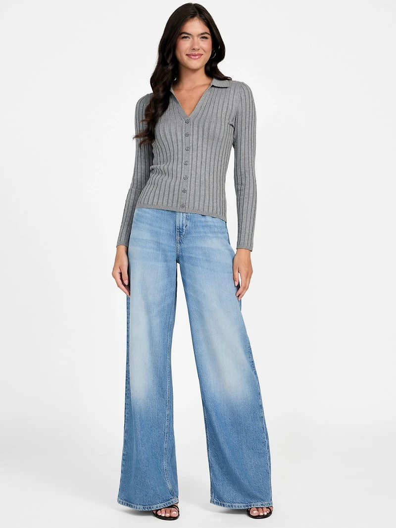 Eco Ribbed Miranda Sweater Top