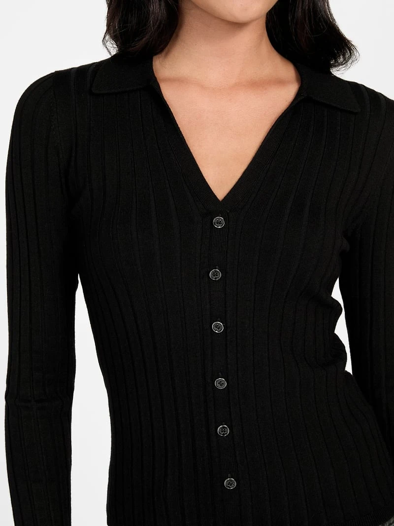 Eco Ribbed Miranda Sweater Top