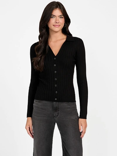 Eco Ribbed Miranda Sweater Top