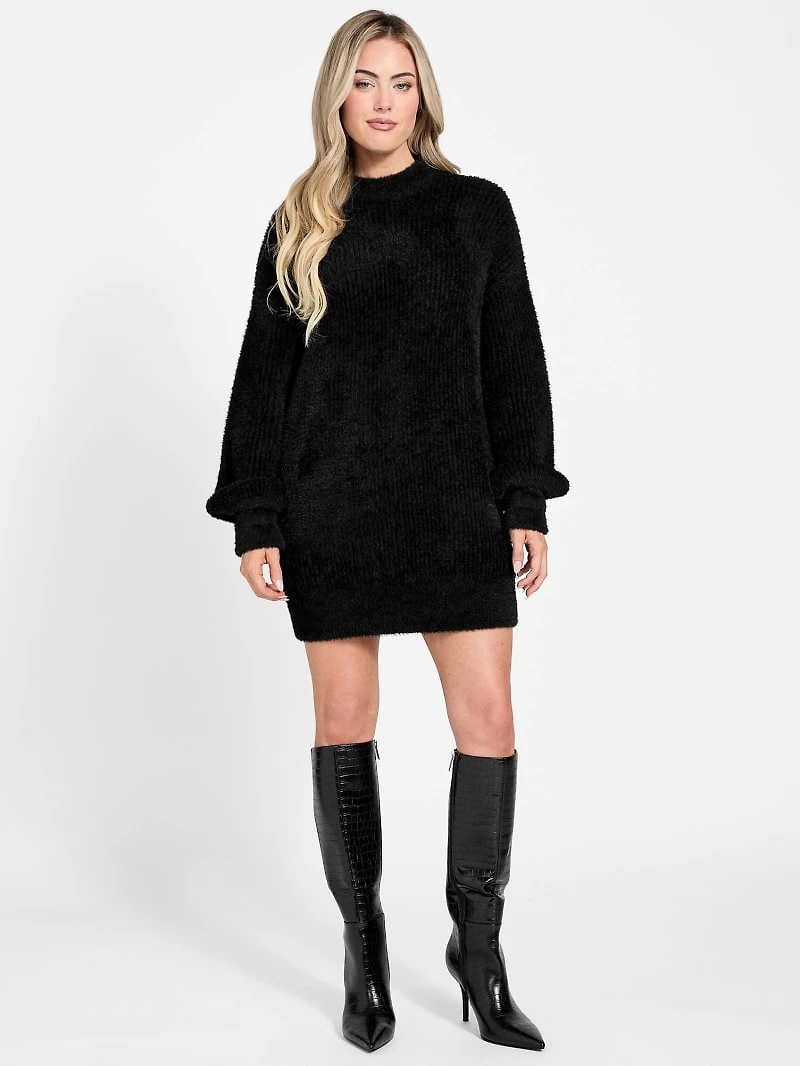 Torri Faux-Fur Tunic Sweater