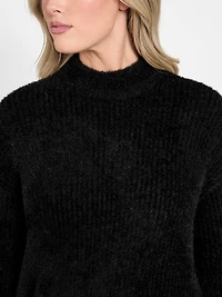 Torri Faux-Fur Tunic Sweater