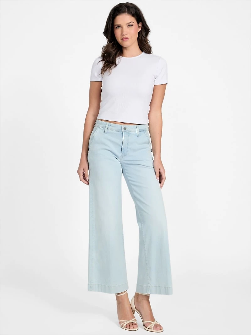 Eco Zoya Crop Wide Leg Jeans