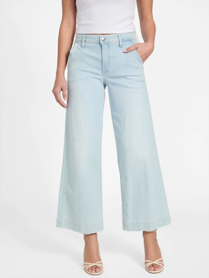 Eco Zoya Crop Wide Leg Jeans