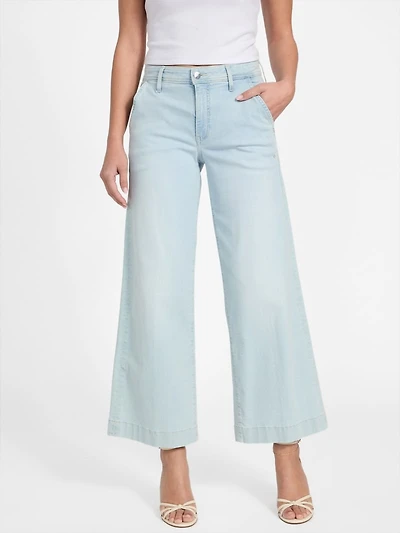 Eco Zoya Crop Wide Leg Jeans