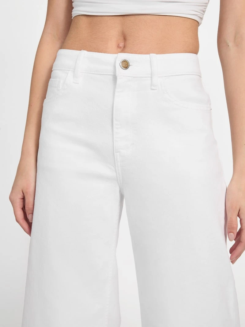 Eco Bellflower Cropped Wide Leg Jeans