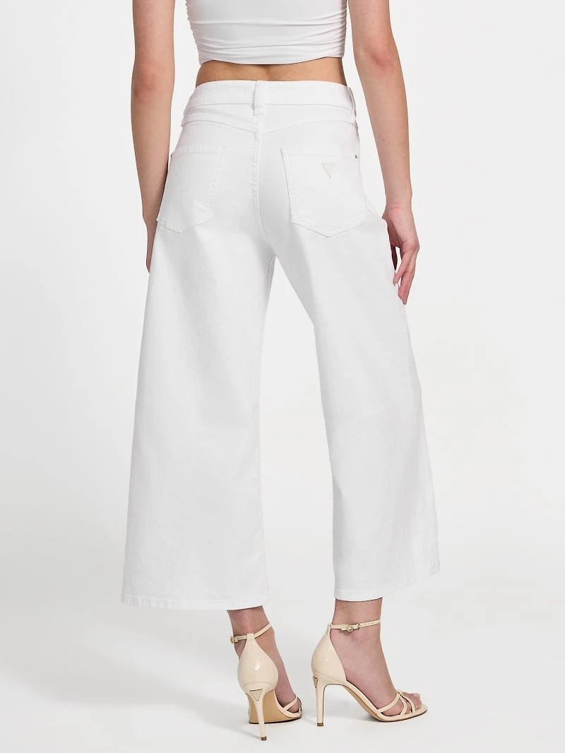 Eco Bellflower Cropped Wide Leg Jeans