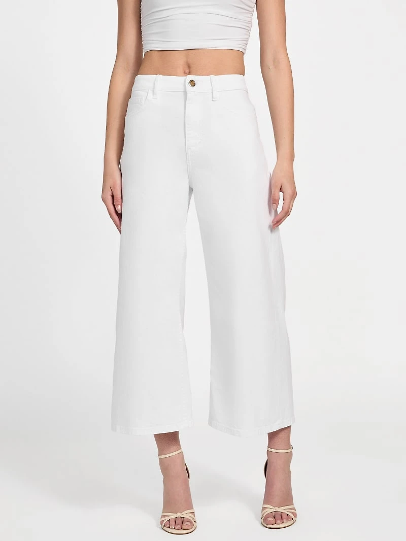 Eco Bellflower Cropped Wide Leg Jeans