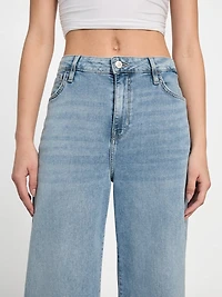 Eco Bellflower Cropped Wide Leg Jeans