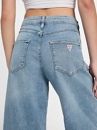 Eco Bellflower Cropped Wide Leg Jeans