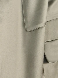 Marzia Drawstring Satin Joggers