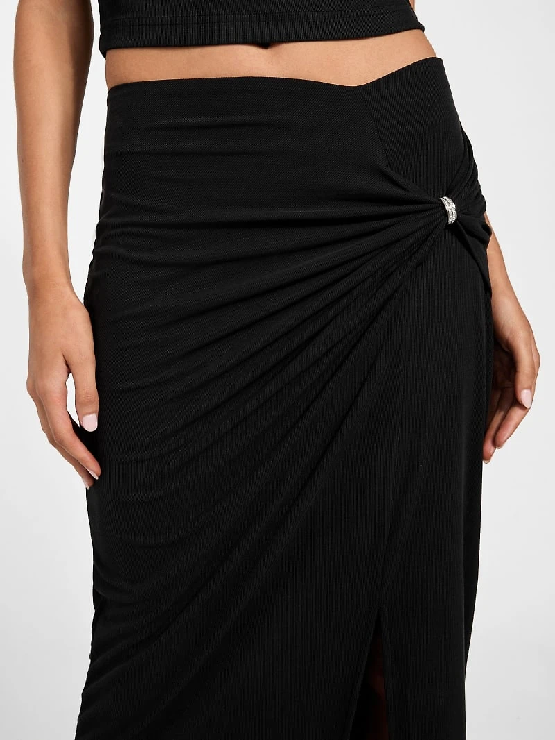 Eco Aimee Jeweled Knot Skirt