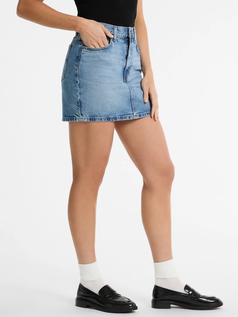 Denim Mini Skirt