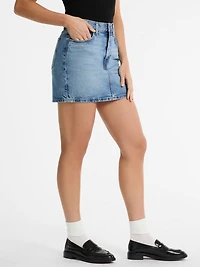 Denim Mini Skirt