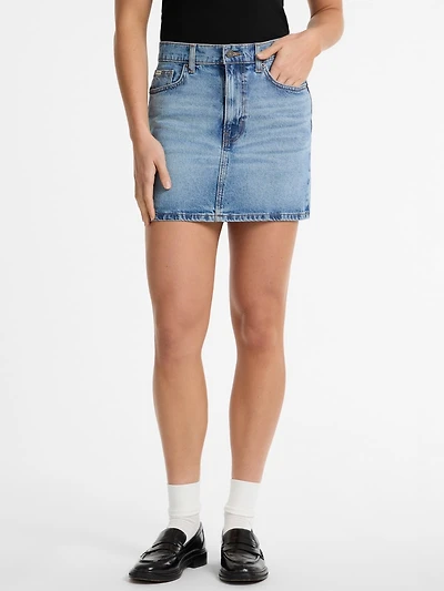 Denim Mini Skirt