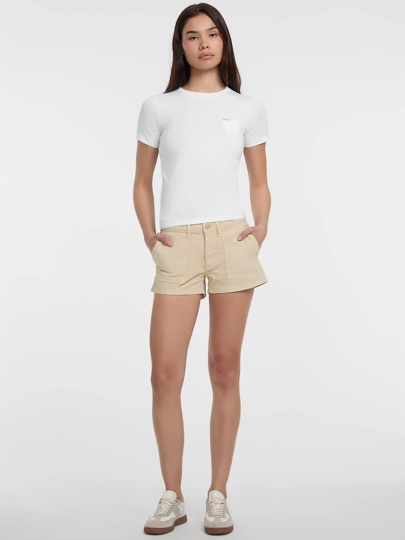 Denim Utility Shorts