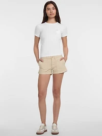 Denim Utility Shorts