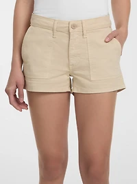 Denim Utility Shorts