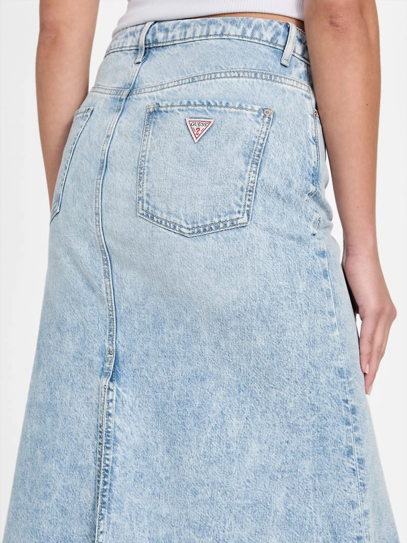 Eco Thaiss Denim Midi Skirt