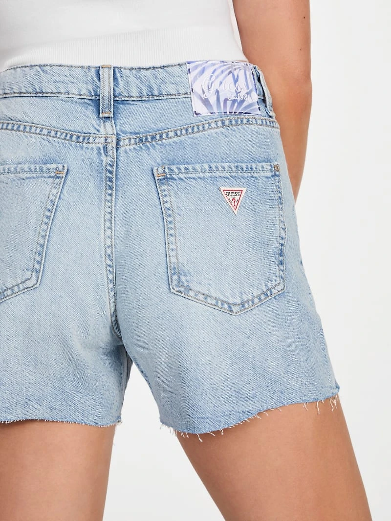 Eco Featherweight Relaxed Midi Denim Shorts