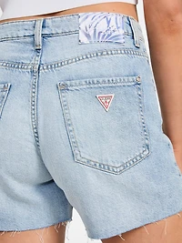 Eco Featherweight Relaxed Midi Denim Shorts