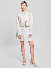 Elsie Tweed and Denim Skirt