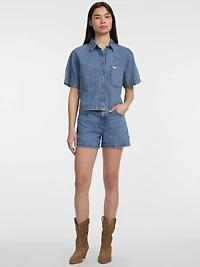 Boxy Denim Shirt